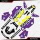 Purple Yellow Repsol Graphic Sticker kit fits Honda Grom  MSX125 21-24 2021 2022