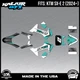 Graphics Kit for KTM Electric Mini SXE2 (2024+) Razor Series - Teal