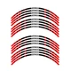 P02B For 2017-2020 Suzuki GSXR125 Red Wheel Decals Stickers 19 18