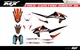 Fit KTM XCW XCFW EXC EXCF 2020 to 2023 & 2019 to 2022 SX SXF XC XCF graphic kit