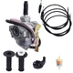Carburetor & Throttle Cable & Handle Grip Bar 2004-2009 For Honda CRF50F (7/8")