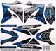 Yamaha XT 125 X R 2005 2012 Hunter Blue Decor Decal Sticker