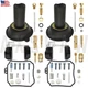 2X Carb Rebuild Repair Kit Float Plunger Diaphragm For yamaha XVS650 V Star 650