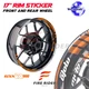 Inner Rim Stickers Decals 17 inch AA02 Pack For Suzuki GSXR 1000 01-20 17 18 19