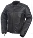 20 219 8    Mossi Journey Ladies Leather Jacket  Black  Size 8