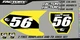 Husqvarna TC 65 2017 Pre Printed Number plate Backgrounds BASIC SERIES 
