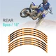 21" 18" A01B Dirt Bike Wheel Rim Stickers For Yamaha TT-R 250 99-06 05 04 03 02