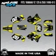 Graphics Kit for Yamaha YZ250 YZ125 (1996-2001) YZ 250 YZ 125 Spear - Yellow