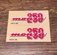 Ducati 250cc Monza Toolbox / Side Cover Decal Set 0621.91.790