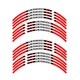 P01B For 2015-2019 Ducati 1299 Panigale Red Rim Tape Sticker 18 17 16