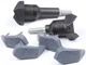 YAMAHA YZF-R1/M 2015-2023 PUIG R19 FRAME SLIDERS - BLACK