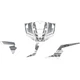 Attack Graphics 1753530126-74f26e-16 BRUTE Complete UTV Graphics Kit White/Dark