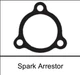 Mikuni Bn Sbn 38mm Flame Arrestor Gasket Carb SuperJet Jet Ski Yamaha Waverunner