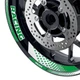 D-Green 17" Racing Wheel Rim Stickers For Yamaha MT09 18 19 20 21