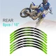 21" 18" A01B Stripe Dirt Bike Wheel Rim Stickers For BETA 520 RS 11-14 13 12