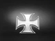 Highway Hawk    Hh 51 39952    Highway Hawk 3 D Sticker Gothic Cross 10Cm Set
