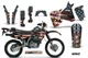 Graphic Stickers +#PLT/RIM Decals For Honda XR650L 1993-2025 WW2