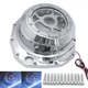 Chrome Yellow Sequential LED Engine Clutch Cover For Suzuki 99-20 GSXR1300 Hayab
