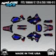 Graphics Kit for Yamaha YZ250 YZ125 (1996-2001) YZ 250 YZ 125 Rebel - RED