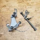 2005 YAMAHA WR450F YZ450F OEM ENGINE MOTOR MOUNT STAY BRACKETS HANGER PLATE
