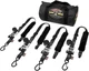 Powertye Fat Strap Trailer Kit Black 1.5"X6.5' Straps/Tie-Downs