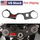 Carbon Fiber Top Triple Clamp Yoke 3D Decal For Suzuki GSXR1000 2007-2008