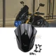 Windshield Windscreen with Bracket Bolt for Yamaha MT-09 FZ-09 2013-2016 Black