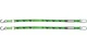 NEW FACTORY EFFEX 22-45182 Tie Downs - Kawasaki - Green/Black - MOTORCYCLE/ATV