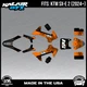 Graphics Kit for KTM Electric Mini SXE2 (2024+) Fatality - ORANGE