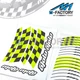 Racing 17 Inch Wheel Red Rim Stickers AA01 For Suzuki GSXR750 92-20 12 14 15 16