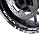 For Suzuki GSXR 1000 01-20 19 WHITE Rim Wheel Sticker Decal Tape 17 inch AA01