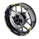 A01B For Suzuki SV650 S 99-20 Yellow PVC Remoaveble Sticker 19 18 17 16 15 14 13