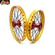 KKE 21/19 Cast Dirt Bike Wheels for Honda CRF450R CFR250R CRF250RX CRF450L Gold