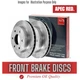 Brake Discs Pair Front FOR HONDA ACCORD V 2.0 2.2 2.3 93->98 Petrol Apec