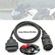 OBD2 Adapter Cable 10Pin to 16Pin for BMW Motorcycle GS-911 Diagnostic Tool