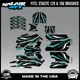 Graphics Kit for STACYC 12 EDRIVE and 16 EDRIVE BRUSHED Prime-teal