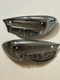 Triumph Bonneville Tiger TR6 T120 Gas Fuel Tank Badge Emblem Set 82-6887 82-6888