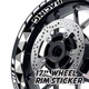 SP13 17'' Rim Wheel Stickers Decal Kit For Honda CB500X 15-18 18 17 16