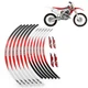 21" 18" RIM WHEEL STICKERS FOR Honda CRF 250L/ RALLY CRF 300L / RALLY CRF230L US