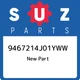 94672-14J01-YWW Suzuki Cover,intake,r 9467214J01YWW, New Genuine OEM Part