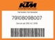 KTM Genuine Decal Set 250 Xc 2019 - 79108098007