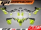 YFZ450R 09-13 Race Team Graphics Decal Kit fits Yamaha ATV Custom Number Sticker