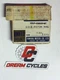 NOS GENUINE YAMAHA YA6  1966 PISTON RING 1.00mm 4TH OS.  NOS OEM 137-11610-40-00