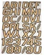 Hardline YEBLK700 Series 700 Registration Kit - Yellow/Black with Outline