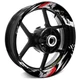 For Yamaha YZF-R1M 15-24 23 22 Wheel Inner Rim Stickers 17 inch S03B Light Red