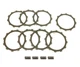 Clutch Friction Disc Plate Set with Springs - Honda CB350 SL350K CB360T CL360K