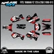 Graphics Kit for Yamaha YZ250 YZ125 (1996-2001) YZ 250 YZ 125 Turbo - Red