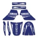 1990-2021YAMAHA PW50 FACTORY TEAM BLUE GRAPHICS DECALS 21MIL MX LAMINATION