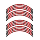 W02B For 2001-2020 Suzuki GSXR1000 Red Wheel Sticker 19 18 17 16 15 14 13 12 11
