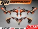 Fits Yamaha YFZ 450R 450X 09-13 graphic decal kit stickers 450r 2009 to 2013